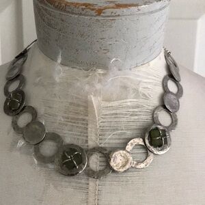 Handmade sterling necklace and bracelet